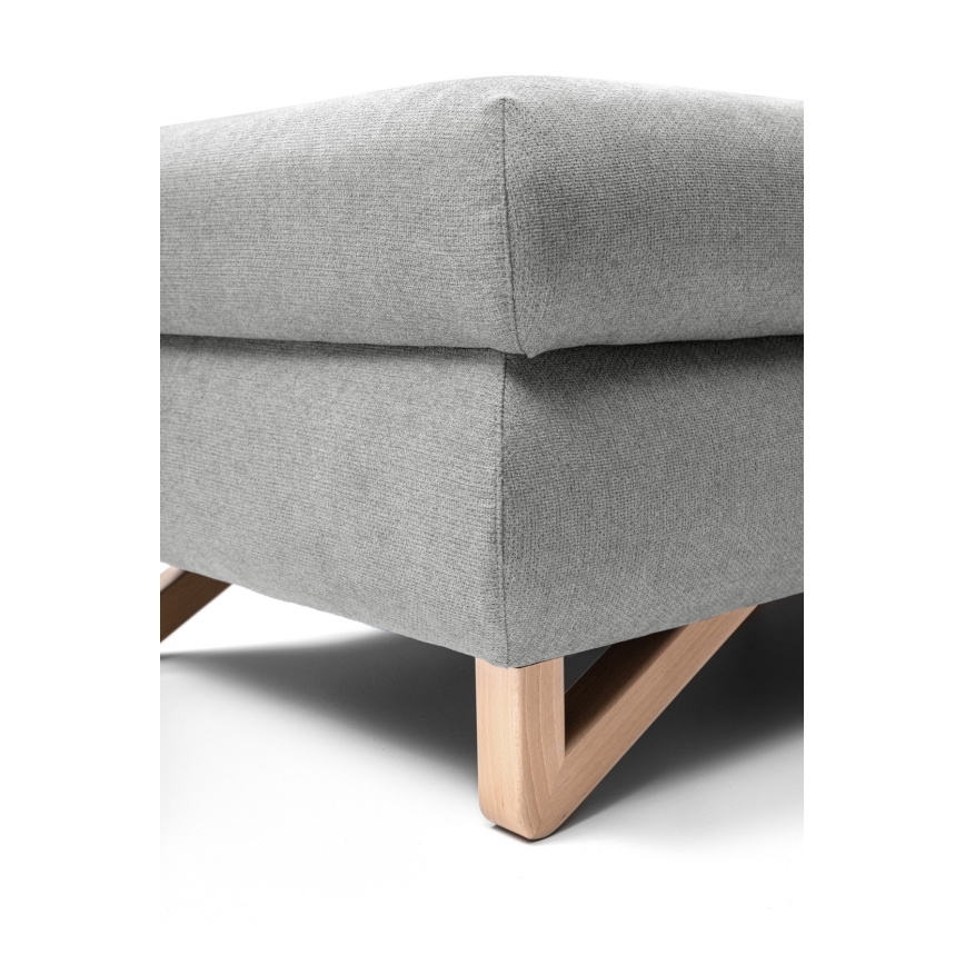 Puf AVESTA 63x95 cm gris