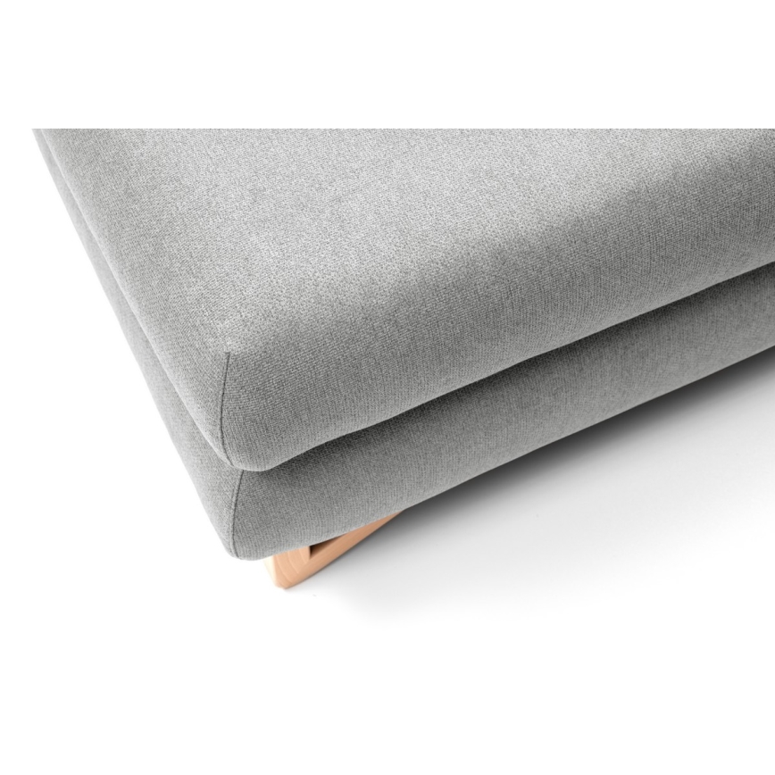 Puf AVESTA 63x95 cm gris