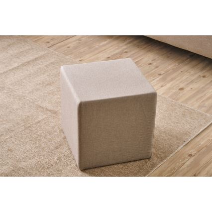 Puf CUBI 40x40 cm beige