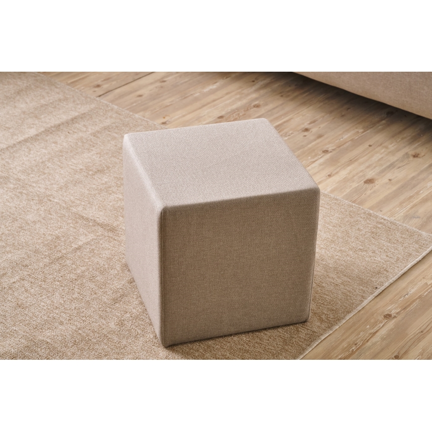 Puf CUBI 40x40 cm beige
