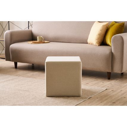 Puf CUBI 40x40 cm beige
