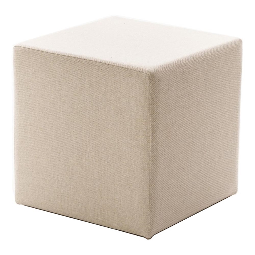 Puf CUBI 40x40 cm color crema