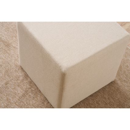 Puf CUBI 40x40 cm color crema