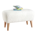 Puf PIXI 32x61 cm blanco