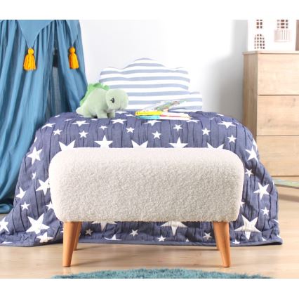 Puf PIXI 32x61 cm blanco