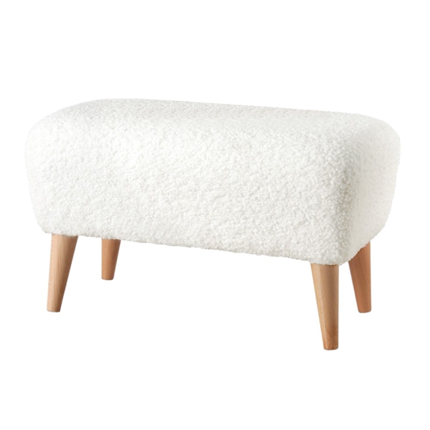 Puf PIXI 32x61 cm blanco