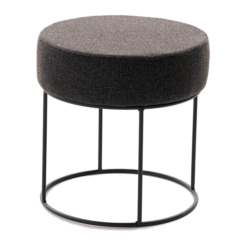 Puf RELO Ø 40 cm marrón oscuro