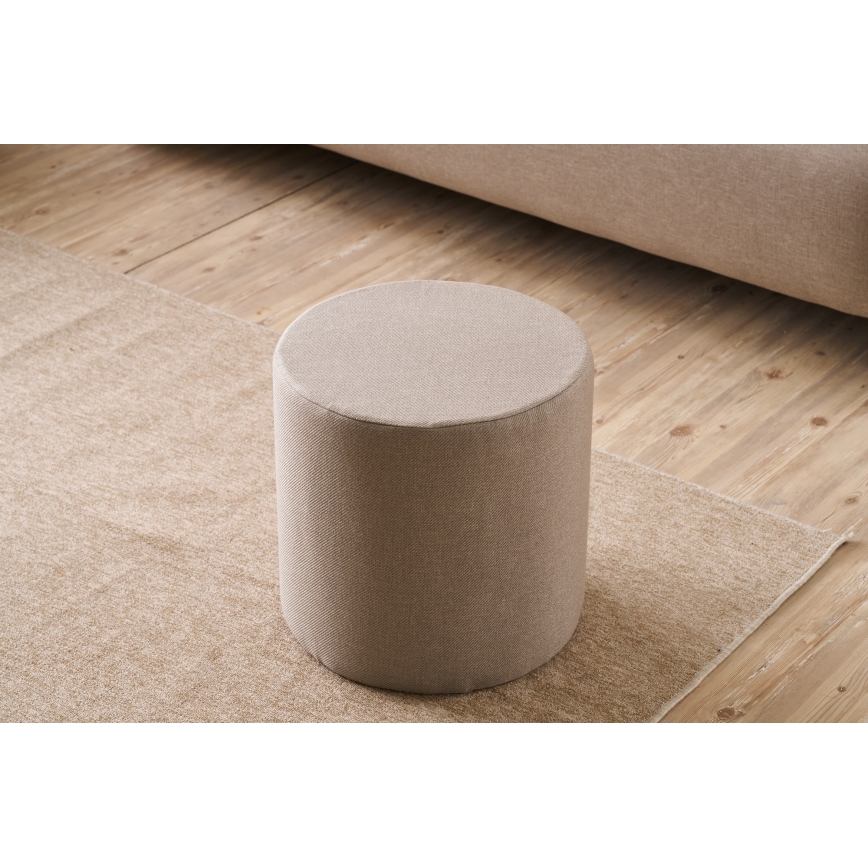 Puf RONDO Ø 40 cm beige