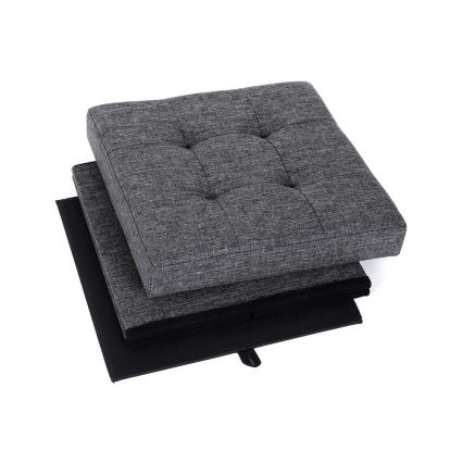 Puf SULTAN 38 x 38 cm gris