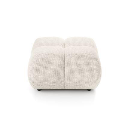 Puf tapizado ALMADA 72x72 cm crema