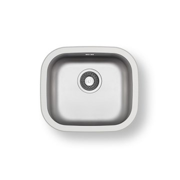 Pyramis 100080101 - Fregadero de cocina KIBA SQUARE 46,5 x 40,5 cm