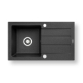 Pyramis 70006801 - Fregadero de cocina NEXT 76x44 cm granito/negro