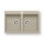 Pyramis 70053101 - Fregadero de cocina SPARTA 78x50 cm granito/beige