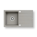 Pyramis 70053701 - Fregadero de cocina NEXT 76x44 cm granito/gris
