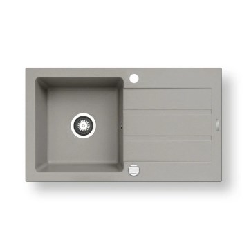 Pyramis 70053701 - Fregadero de cocina NEXT 76x44 cm granito/gris