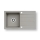 Pyramis 70053701 - Fregadero de cocina NEXT 76x44 cm granito/gris