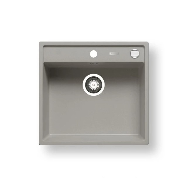 Pyramis 70058401 - Fregadero de cocina CAMEA 50x53 cm granito/gris