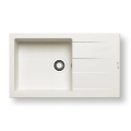 Pyramis 70070611 - Fregadero de cocina ATHLOS 86x50 cm granito/blanco