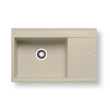 Pyramis 70074201 - Fregadero de cocina CAMEA 79x50 cm granito/beige