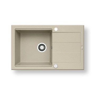 Pyramis 70083601 - Fregadero de cocina SPARTA PLUS LUX 78x48 cm granito/beige
