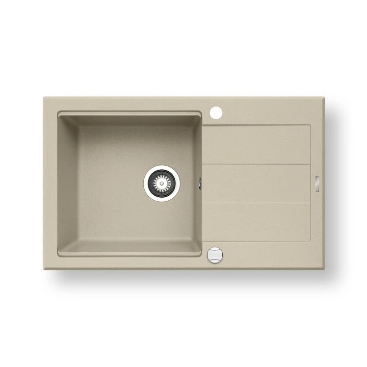 Pyramis 70083601 - Fregadero de cocina SPARTA PLUS LUX 78x48 cm granito/beige