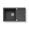 Pyramis 70083701 - Fregadero de cocina SPARTA PLUS LUX 78x48 cm granito/negro