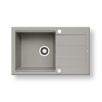 Pyramis 70083801 - Fregadero de cocina SPARTA PLUS LUX 78x48 cm granito/gris