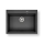 Pyramis 70094201 - Fregadero de cocina SIROS 67x51,5 cm  granito/negro