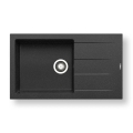 Pyramis 70107111 - Fregadero de cocina ATHLOS 86x50 cm granito/negro