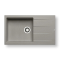 Pyramis 70107211 - Fregadero de cocina ATHLOS 86x50 cm granito/gris