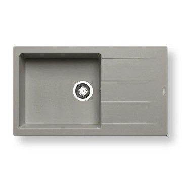 Pyramis 70107211 - Fregadero de cocina ATHLOS 86x50 cm granito/gris