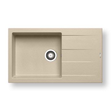 Pyramis 70107311 - Fregadero de cocina ATHLOS 86x50 cm granito/beige