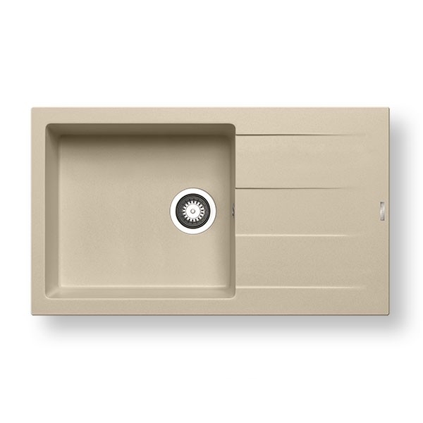 Pyramis 70107311 - Fregadero de cocina ATHLOS 86x50 cm granito/beige
