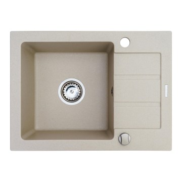 Pyramis 70165801 - Fregadero de cocina NEXT 62x44 cm granito/beige