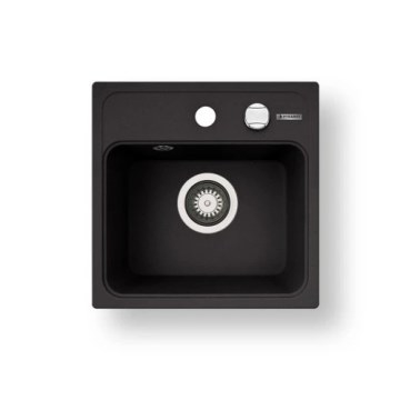 Pyramis 70168201 - Fregadero de cocina CAMEA MINI 40x40 cm granito/negro