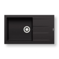 Pyramis 70217801 - Fregadero de cocina ATHLOS 86x50 cm granito/negro mate