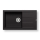 Pyramis 70217801 - Fregadero de cocina ATHLOS 86x50 cm granito/negro mate