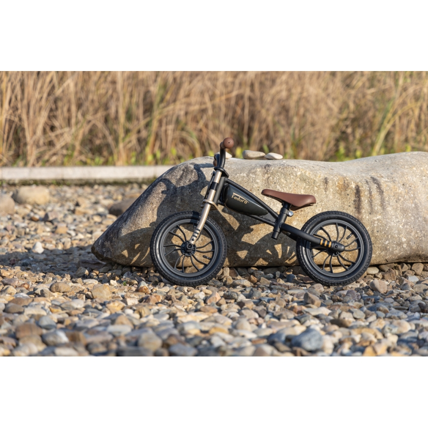 QPlay - Bicicleta de empuje FEDURO negro/dorado