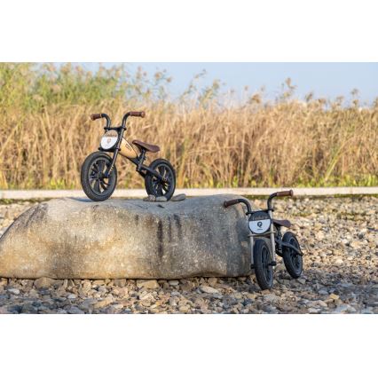 QPlay - Bicicleta de empuje FEDURO negro/dorado