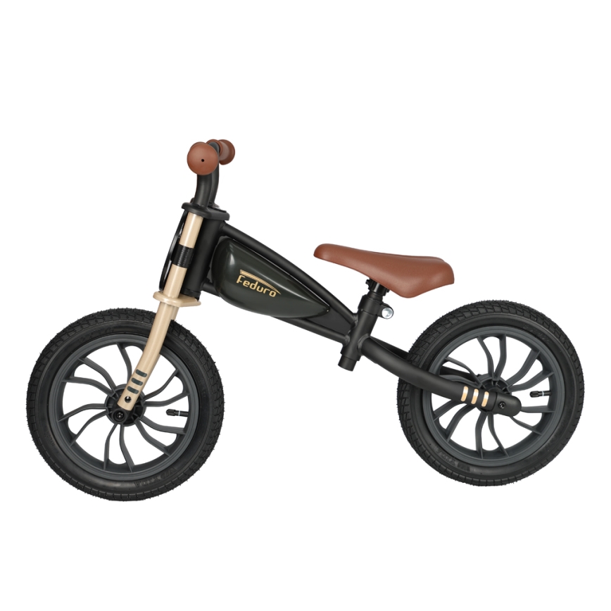 QPlay - Bicicleta de empuje FEDURO negro/dorado