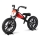 QPlay - Bicicleta de empuje FEDURO negro/rojo