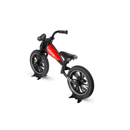 QPlay - Bicicleta de empuje FEDURO negro/rojo