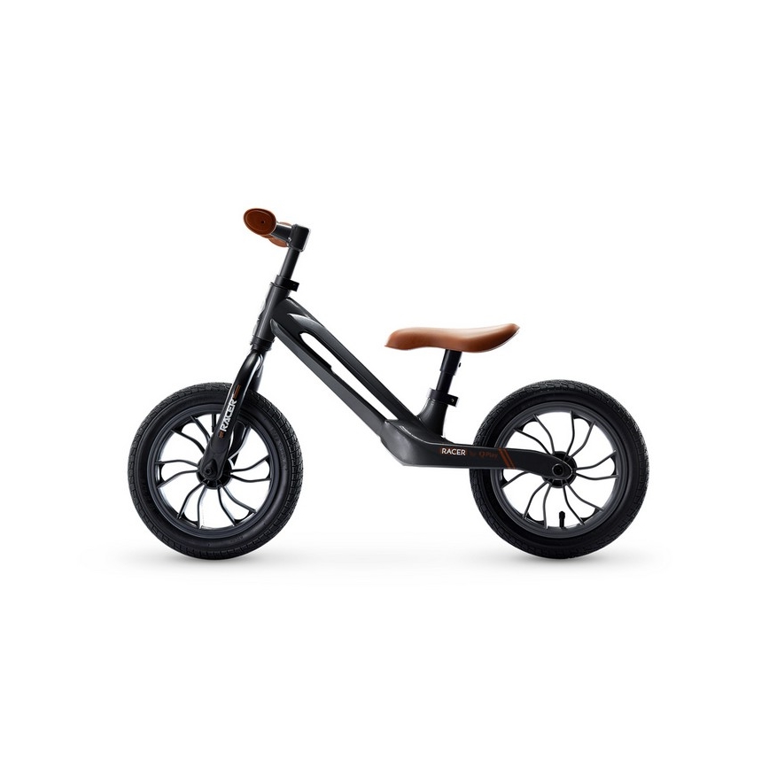 QPlay - Bicicleta de empuje RACER AIR negro/marrón
