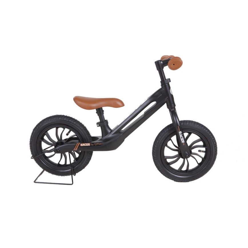 QPlay - Bicicleta de empuje RACER AIR negro/marrón