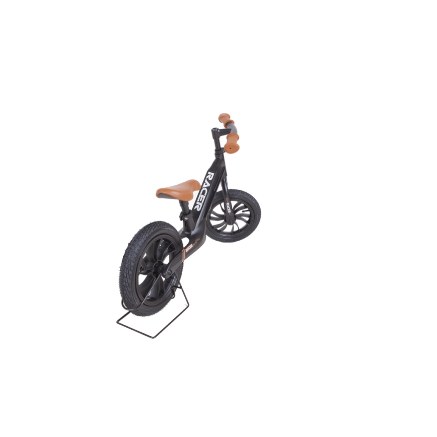 QPlay - Bicicleta de empuje RACER AIR negro/marrón