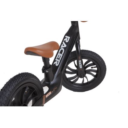 QPlay - Bicicleta de empuje RACER AIR negro/marrón