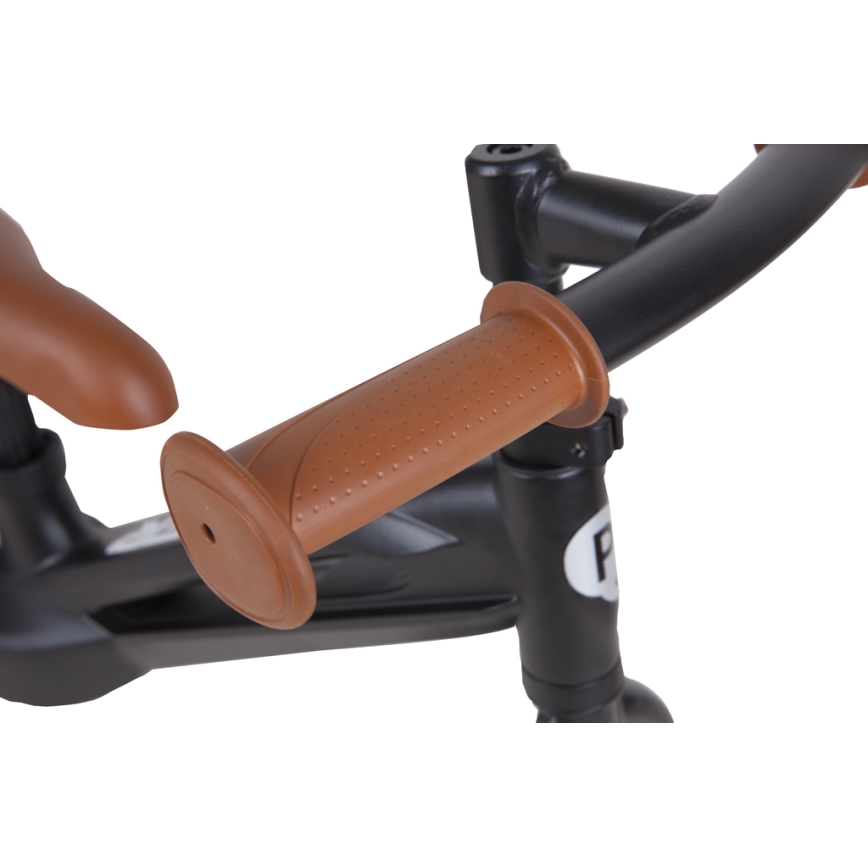 QPlay - Bicicleta de empuje RACER AIR negro/marrón