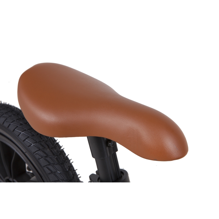QPlay - Bicicleta de empuje RACER AIR negro/marrón