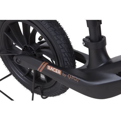 QPlay - Bicicleta de empuje RACER AIR negro/marrón