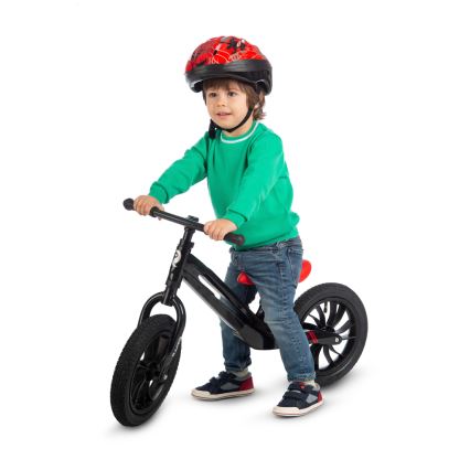 QPlay - Bicicleta de empuje RACER AIR negro/rojo